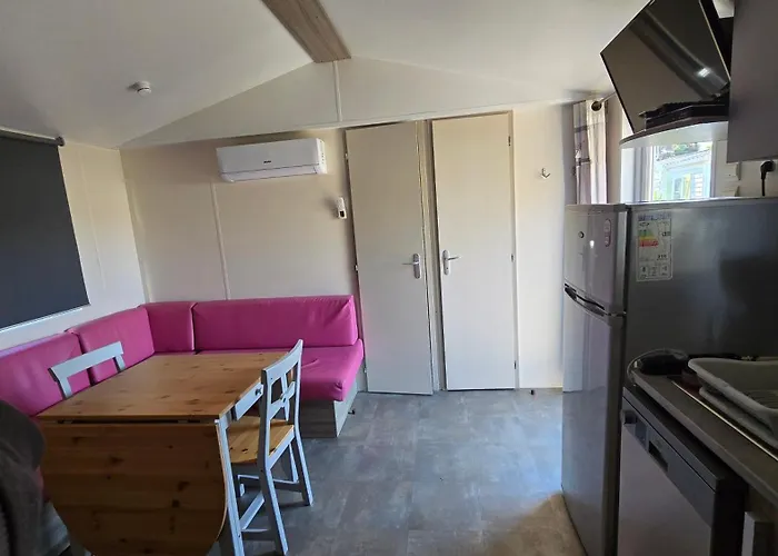 Zen Mobil Occitanie 6p Confort & Climatisation Campingplatz Port-la-Nouvelle